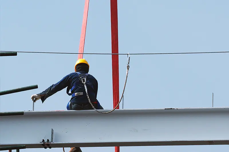 In factory pipe gallery operation scenarios, the horizontal lifeline is an important facility to ensure personnel safety