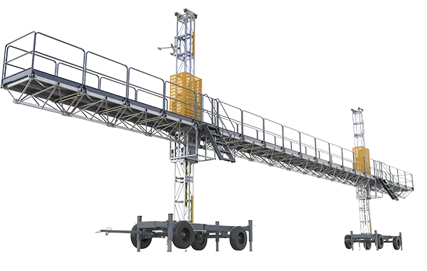 Mast Climbing Work Platform-Twin ma