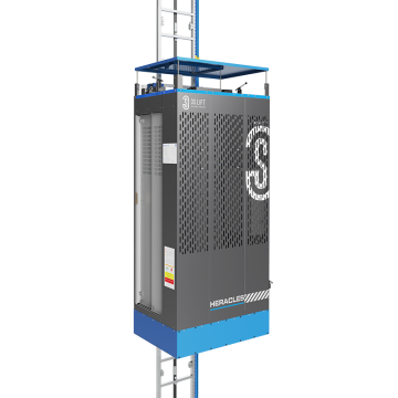 Heracles Rack And Pinion Ladder-Guided Service Lift