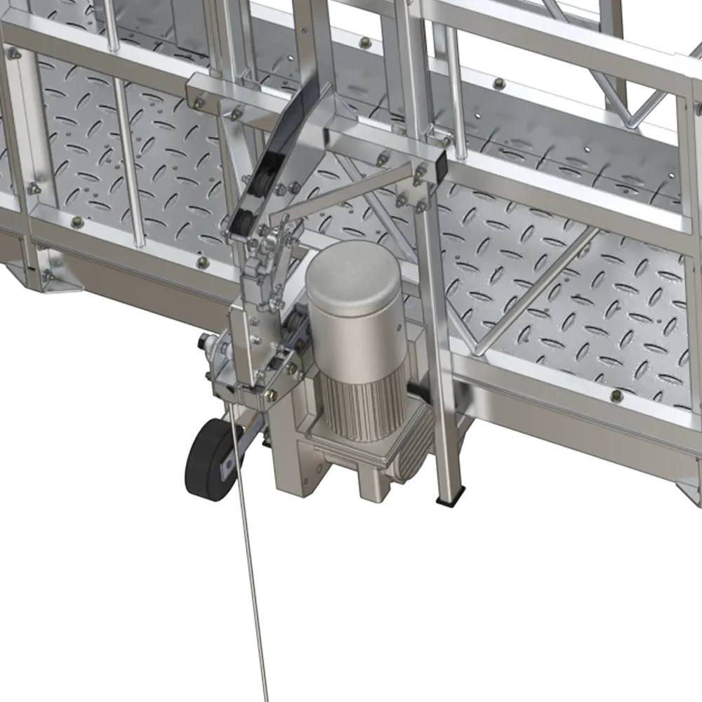 Traction Hoist and Overload Detection Device