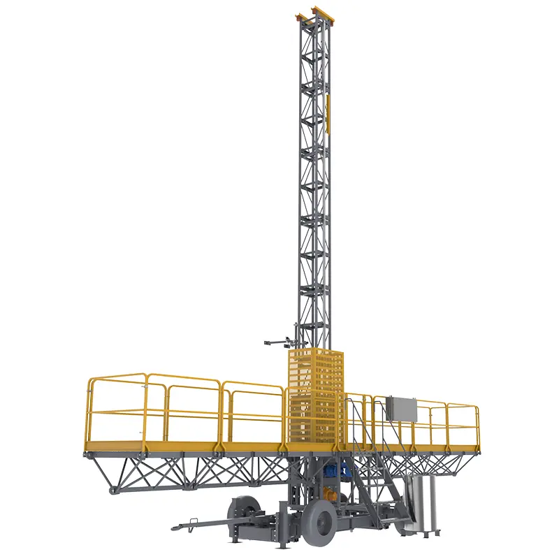 Mast Climbing Work Platform-Single mast