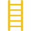 Evacuation ladder for emergency exits