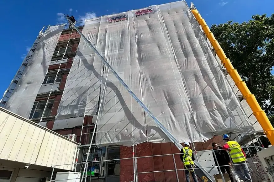 3S Ladder Hoist at the Bulgaria construction sites