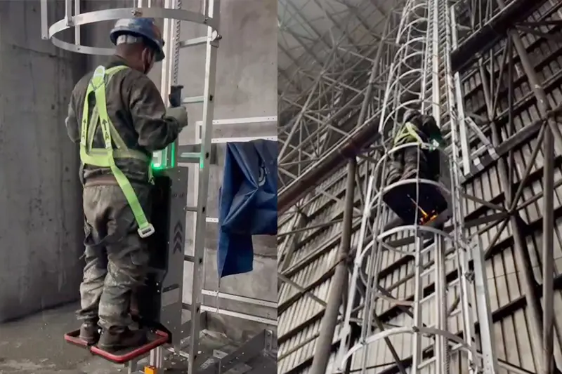 3S LIFT Tower Climber Revolutionizes Maintenance Efficiency in Chinese Power Plant Coal Shed