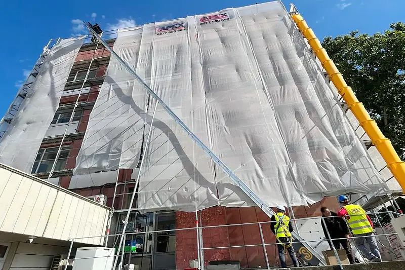 Innovative application of 3S LIFT Ladder Hoist in Bulgarian construction