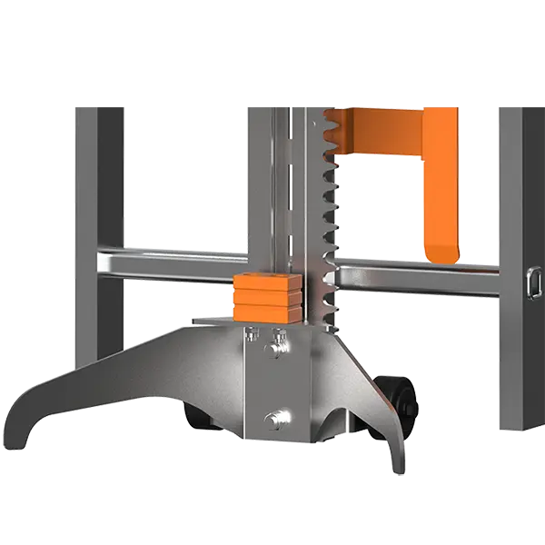 Lower-End Stop with Buffer