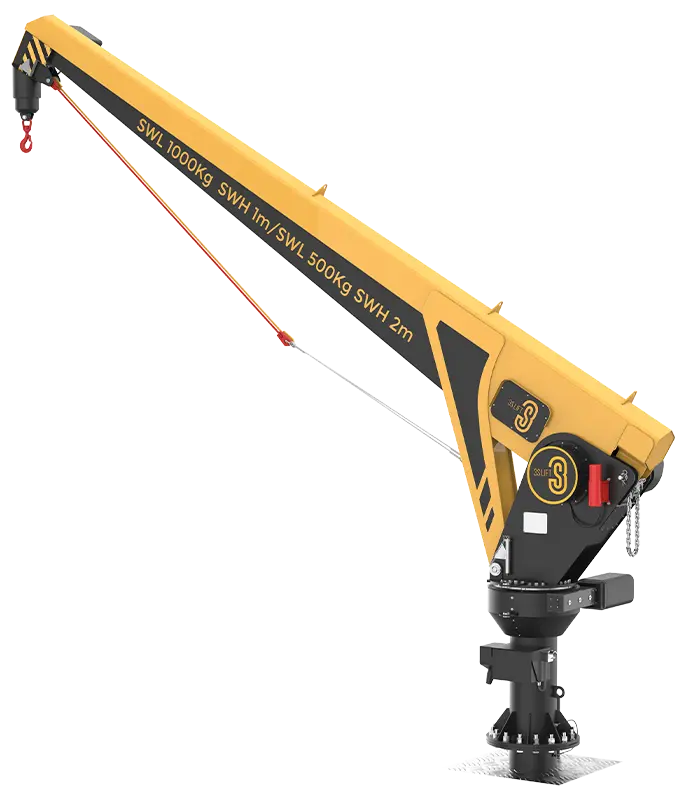 Offshore Davit Crane for Offshore Wind Power Operations