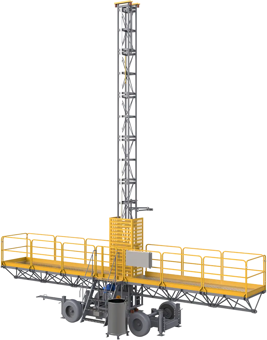 Single Mast Climbing Work Platform 026n6